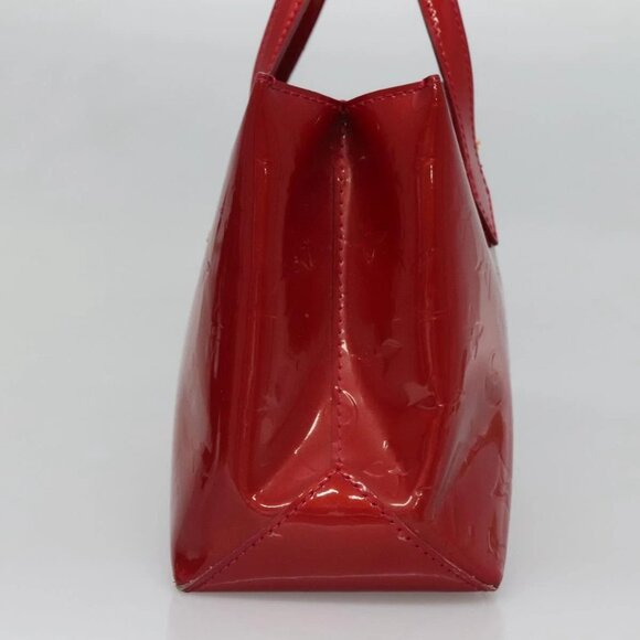 LOUIS VUITTON Monogram Vernis Wilshire PM Bag Pomme D'amour M93642 Auth BA1873 - Picture 5 of 16